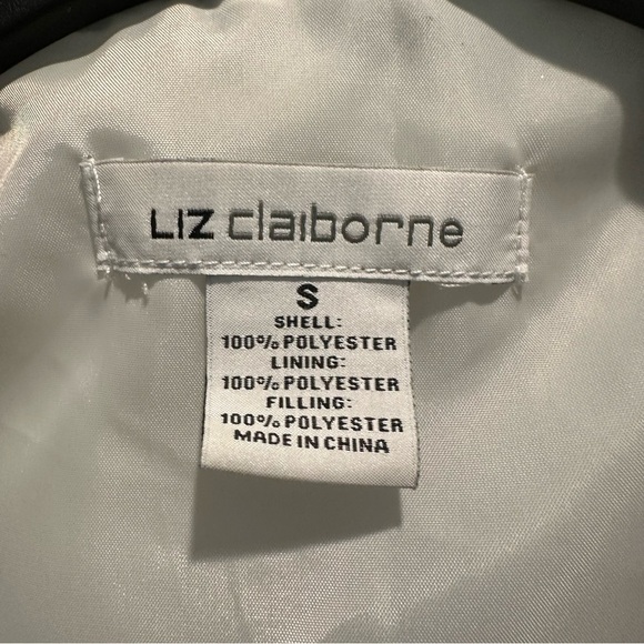 Liz Claiborne Black and White Zebra Print Vest - Picture 2 of 4